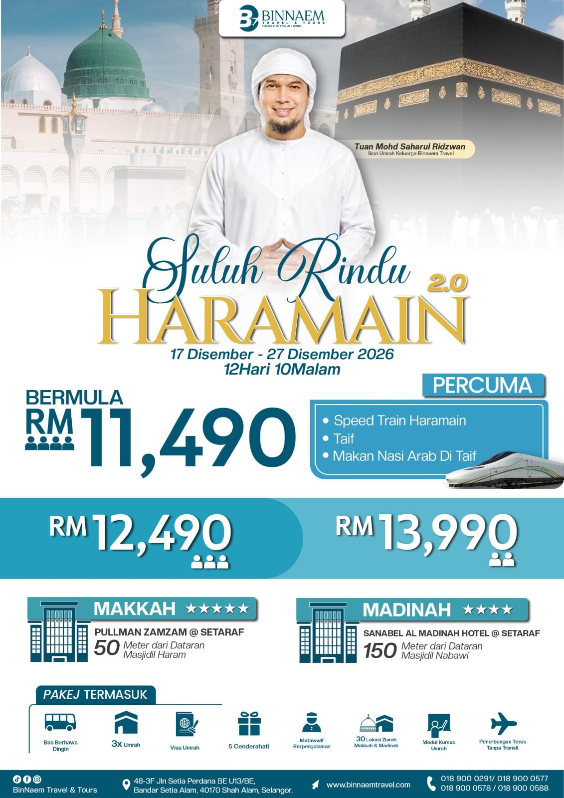 Poster Pakej Umrah Suluh Rindu